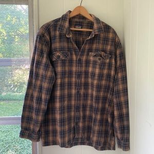 Patagonia organic cotton flannel button down